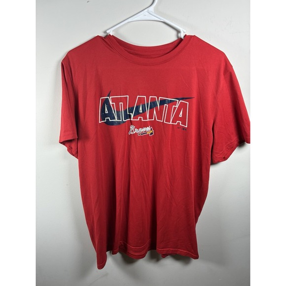 Nike Other - #M140 Men Nike Dri-fit Large  Atlanta Braves Shirt MLB
